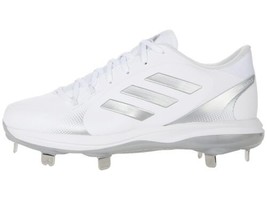 adidas Women&#39;s Purehustle 2 Baseball Shoe, White/Silver Metallic/Silver ... - £48.46 GBP