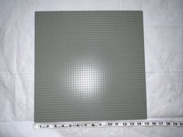 LEGO Gray Base Plate 48 x 48 Stud 15&quot; x 15&quot; Flat 48x48 4186 - £15.57 GBP
