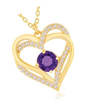 Women&#39;s 925 Sterling Silver Love Heart Pendant - £143.97 GBP