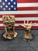Zombie Chip &amp; Dip Party Bowl Halloween Horror Scary Spencer Walking Dead... - $89.09