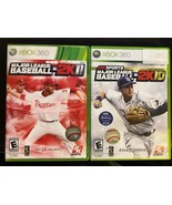 Major League Baseball 2K11 And 2K11 X Box 360 Games With Cases - £6.78 GBP