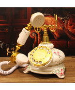 Vintage Retro Classic White Rotary Dial Antique European Garden/Bedside ... - $449.31 CAD