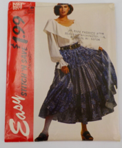 EASY STITCH &#39;N SAVE PATTERN #6914 SZ 16-22 BLOUSE &amp; SKIRT BY MCCALL&#39;S UN... - $9.99