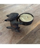 Garden Mouse Tealight Holder With Copper Patina Finish - $20.00