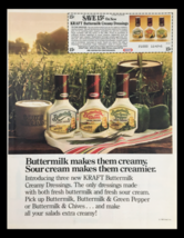 1981 Kraft Buttermilk Creamy Dressing Circular Coupon Advertisement - £14.85 GBP