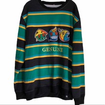 GNUN denim mfg Genuine monster striped sweatshirt 2xl - $53.86
