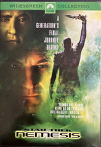 Star Trek: Nemesis (DVD, 2003) Patrick Stewart, Brent Spiner, Tom Hardy Like New - £15.10 GBP