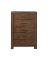 Merrilee 5 Storage Drawers Chest, Oak Finish - $14,976.42 MXN