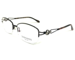 Katelyn Laurene Eyeglasses Frames KL6783 BROWN Rectangular Half Rim 53-1... - $46.59