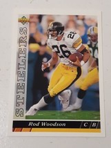 Rod Woodson Pittsburgh Steelers 1993 Upper Deck Card #327 - £0.77 GBP