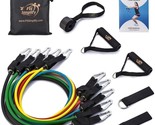 Resistance Tube Bands 12 Piece Set With Instruction Booklet - £31.24 GBP