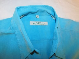 The Original Ben Sherman Men&#39;s Short Sleeve Shirt Aqua Blue Size XL xlarge - £14.27 GBP