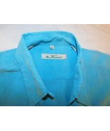 The Original Ben Sherman Men&#39;s Short Sleeve Shirt Aqua Blue Size XL xlarge - £14.39 GBP
