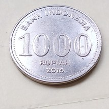 INDONESIA 2016 1000 RUPIAH Coin - k74- Authentic Btr CIRC - $3.49