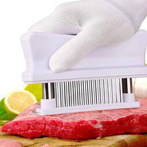 Meat Tenderizer With 48 Stainless Steel Ultra Sharp Needle Blades| Cooki... - £26.37 GBP