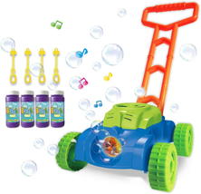 Toyvelt Bubble Lawn Mower for Kids - Automatic Bubble Mower with Music Sounds - £31.84 GBP