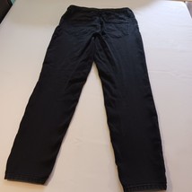 LEI 3-Button High Waist Junior Gilrs Black Denim Jeans Tapered Legs Size 15 image 10