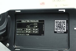 2015-2018 MERCEDES C300 C43 W205 FUEL FILLER DOOR BRACKET COVER H1608 image 11