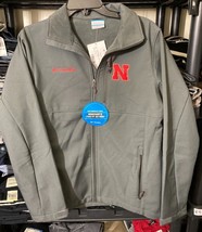 Columbia Men&#39;s Collegiate Ascender Softshell Jacket, Nebraska-Grey-Small - $79.99