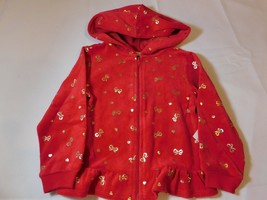 Healthtex Baby Girl&#39;s Velour Hoodie &amp; Pants Classic Red Size 18 Months NWT NEW - £14.62 GBP