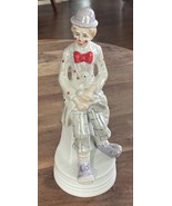 Vintage Lustreware Music Box Clown  Tested Plays and Twirls 11” - €21,87 EUR
