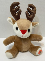 Galerie Plush Reeces Rudolph Red Nosed Reindeer Sparkle Antlers 8 inches  - £9.32 GBP