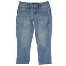 Seven 7 For All Mankind Skinny Stretch Denim Capri Jeans Women&#39;s 6 30x21 Venus - £15.46 GBP