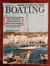 Rare POPULAR BOATING magazine April 1961 Custom Boats Greece Great Lake St Clair - £16.95 GBP