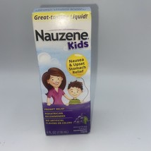 Nauzene Kids Nausea &amp; Upset Stomach Relief Liquid, Grape Flavor 4oz Exp 3/24+ - £5.43 GBP