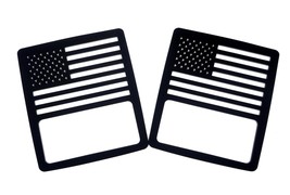 Jeep tail light covers / American flag /  fits 2018-22 Wrangler / JL - £11.65 GBP