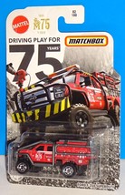 Matchbox 2020 Mattel 75 Years Special Ford F-350 Superduty Red Fire Truck - £4.69 GBP