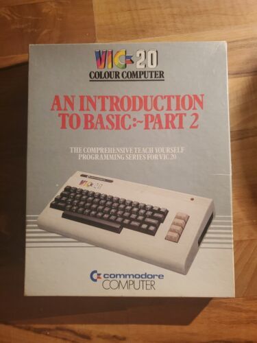 Commodore VIC-20 Computer Introduction To Basic Part 2 1982 MISSING 1 CA... - $25.73