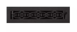 New Brushed Nickel 2&quot; X 10&quot; Old Victorian Cast Iron Floor Register by Si... - $19.95