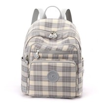 Brand High Quality Plaid Backpacks for Women Strips Fresh School Bags for Teenag - £30.50 GBP
