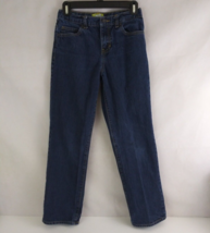 Old Navy Dark Wash Adjustable Waist Straight Leg Jeans Boys Size 14 - £10.67 GBP