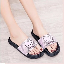 Hello Kitty Women&#39;s Sandals Open Toe Comfortable Flip Flops Slippers Beach Shoes - £21.29 GBP