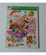 vintage 1974 colorful  gifts from santa frame tray puzzle whitman brand  - $19.75