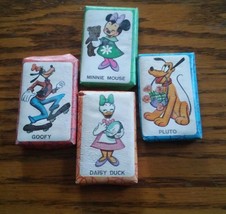 006 4 Vintage Disney Soaky Soap Bars Colgate Palmolive Goofy Minnie Dais... - £12.65 GBP