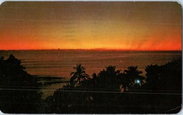 Twilight in Puerto Vallarta Mexico Postcard Posted 1971 - £5.49 GBP
