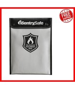 Durable Fire-Resistant Document Bag with Zipper - Lightweight Security S... - $38.60