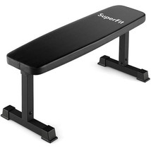 Flat Weight Bench 660 LBS Heavy Duty Strength Training Bench-Black - Col... - €106,74 EUR