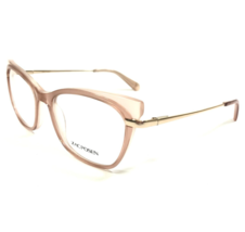 Zac Posen Eyeglasses Frames Chaka BH Clear Nude Gold Cat Eye Full Rim 51-16-135 - £58.97 GBP