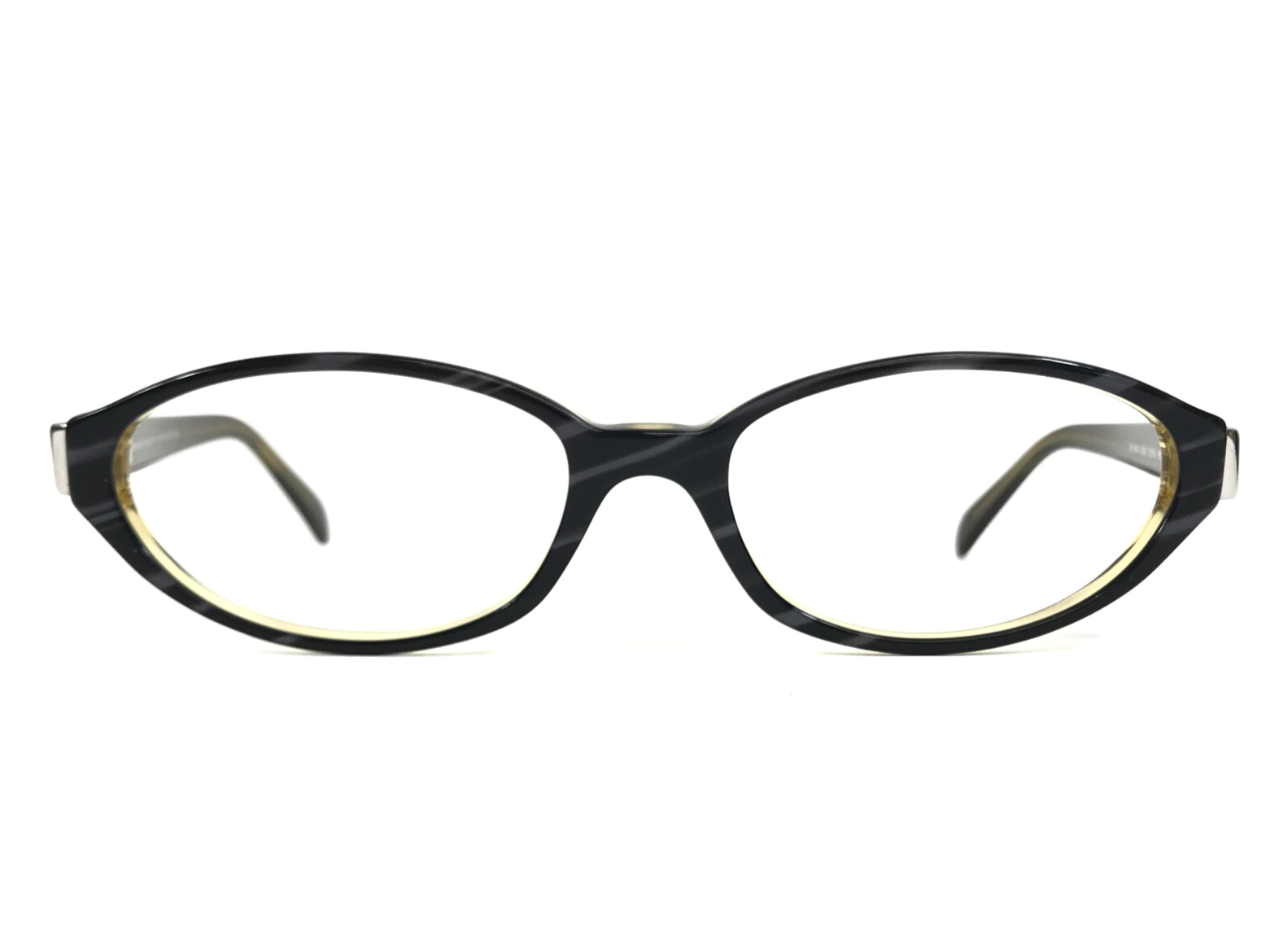 Donna Karan Eyeglasses Frames DK1540 3252 Black Gray Horn Yellow 51-16-135 - $59.39