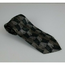 Croft &amp; Barrow Multi-Color Tie With Geometric Rectangle Door Designs - $12.60