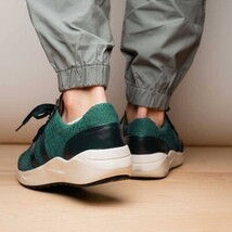 Hand painted genuine Snake and calfskin Sneaker Shoes Verona Green image 7