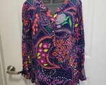 Lilly Pulitzer Sz S Providence Top in Garden Menagerie Colorful Tunic Shirt - £23.34 GBP