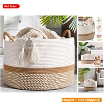 Multi-Functional Blanket Hamper 20"x20"x13" - Soft, Durable Cotton Const... - $61.33