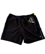 HIND 7 Inch Hydra Solace Reflective Black Green Running Shorts NEW Mens ... - $71.74 CAD