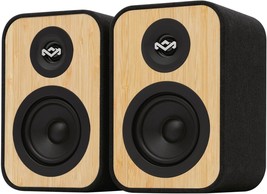 House Of Marley Uplift Bluetooth Bookshelf Speakers, Bamboo Finish, Bluetooth - $161.37