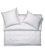 Schlossberg Noblesse Glace Queen Sheet Set - Silvery Gray Cotton Sateen - $18,542.98 MXN